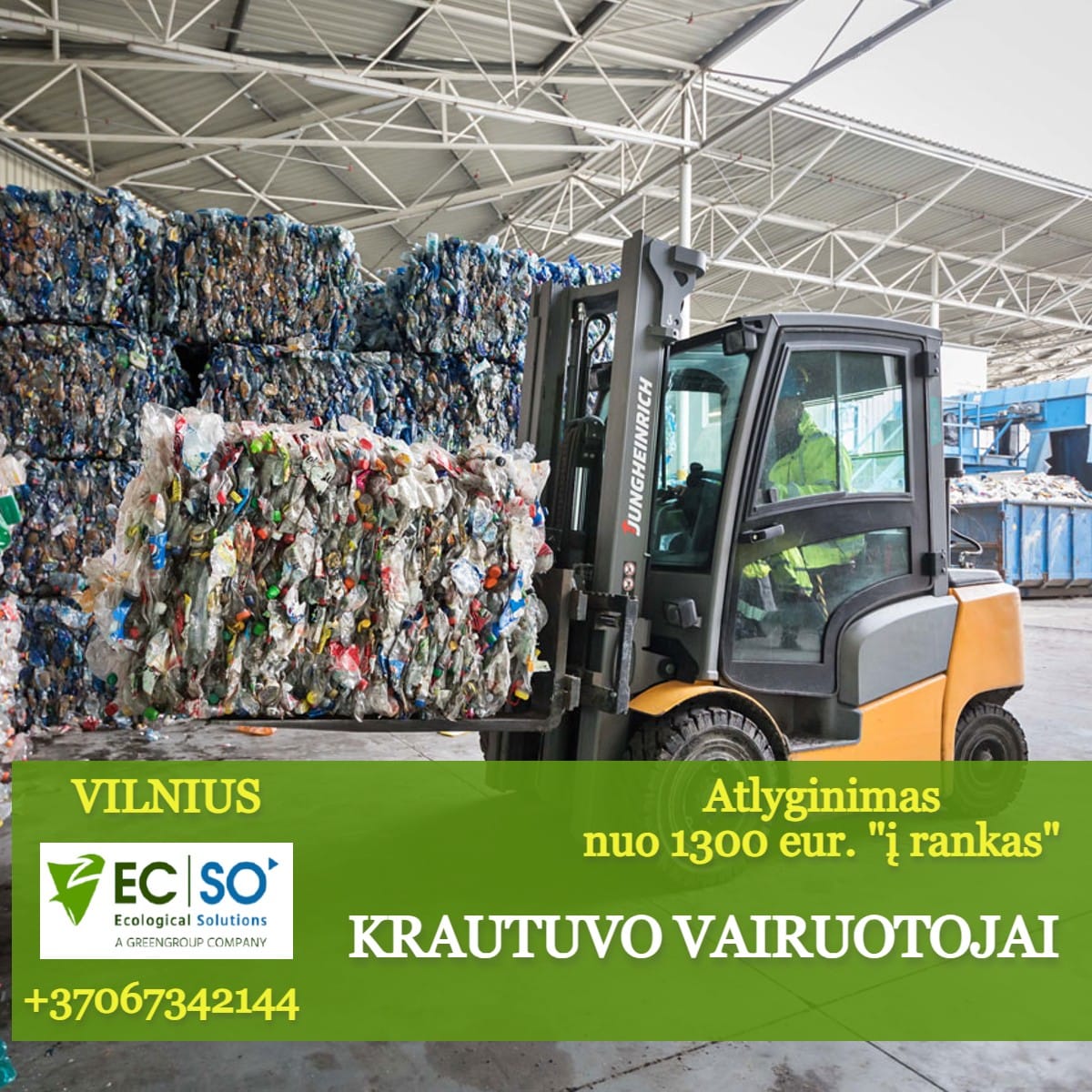 krautuvo vairuotojas