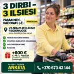 pamainos vadovas darbas Iki Vilniuje Kaune pamainomis prekyba 3 dirbi 3 laisva pardavejas